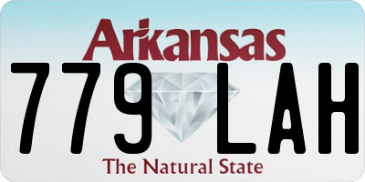 AR license plate 779LAH