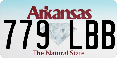AR license plate 779LBB