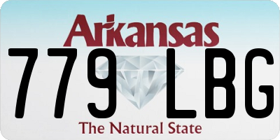AR license plate 779LBG