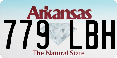 AR license plate 779LBH