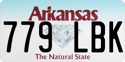 AR license plate 779LBK