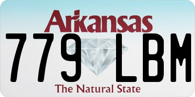 AR license plate 779LBM