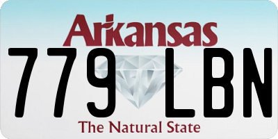 AR license plate 779LBN