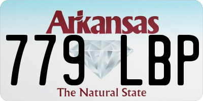 AR license plate 779LBP