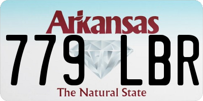 AR license plate 779LBR