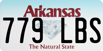 AR license plate 779LBS