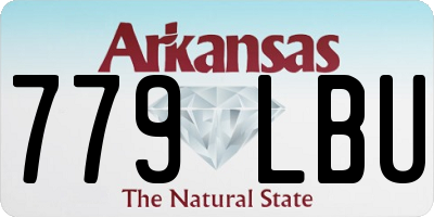 AR license plate 779LBU