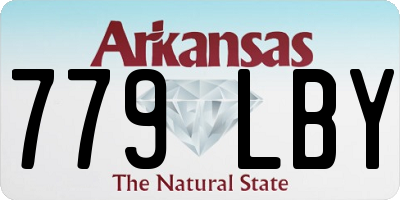 AR license plate 779LBY