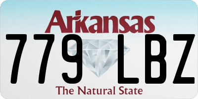AR license plate 779LBZ