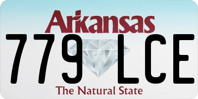 AR license plate 779LCE