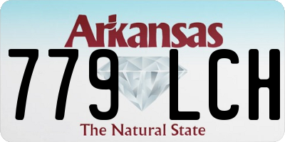 AR license plate 779LCH