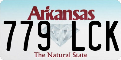 AR license plate 779LCK