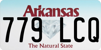 AR license plate 779LCQ