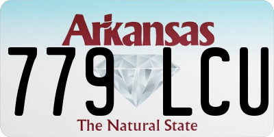 AR license plate 779LCU