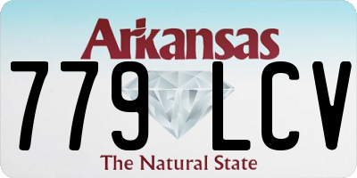AR license plate 779LCV