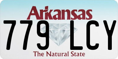AR license plate 779LCY