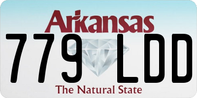 AR license plate 779LDD