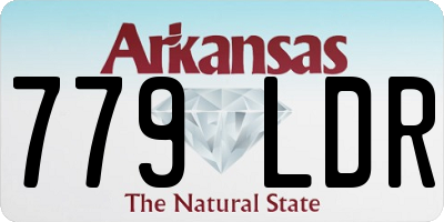 AR license plate 779LDR