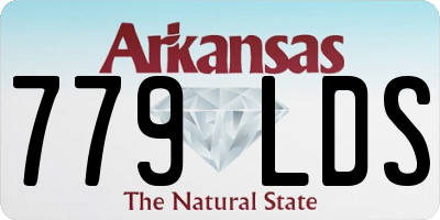 AR license plate 779LDS