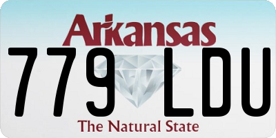 AR license plate 779LDU