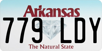 AR license plate 779LDY