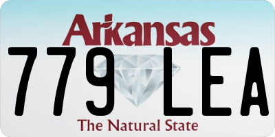 AR license plate 779LEA