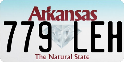 AR license plate 779LEH