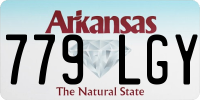 AR license plate 779LGY
