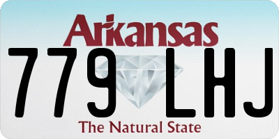 AR license plate 779LHJ