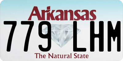 AR license plate 779LHM