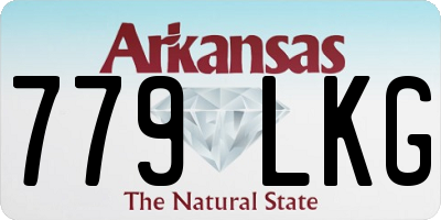 AR license plate 779LKG