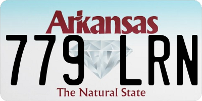 AR license plate 779LRN