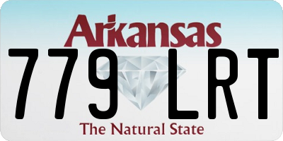 AR license plate 779LRT