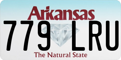 AR license plate 779LRU