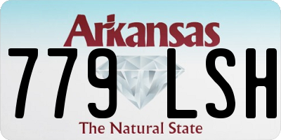 AR license plate 779LSH