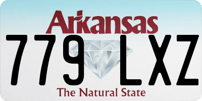 AR license plate 779LXZ