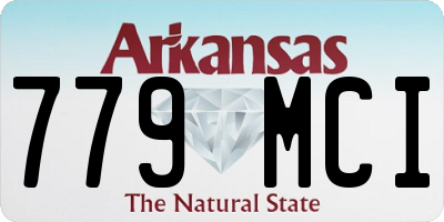 AR license plate 779MCI