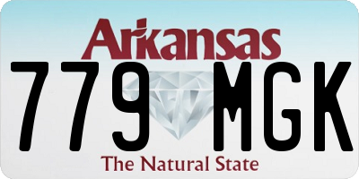 AR license plate 779MGK