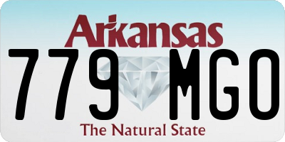 AR license plate 779MGO