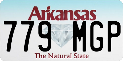 AR license plate 779MGP