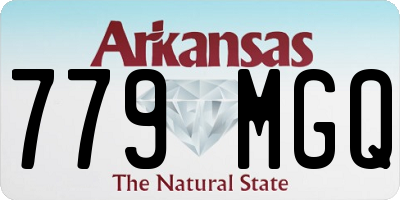 AR license plate 779MGQ