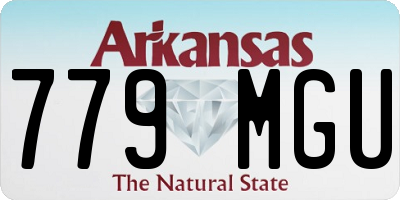 AR license plate 779MGU