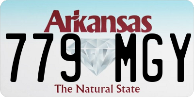 AR license plate 779MGY
