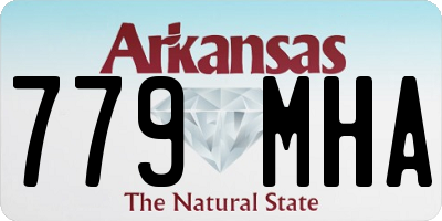 AR license plate 779MHA