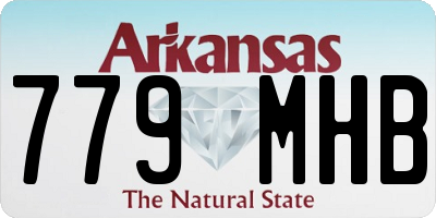 AR license plate 779MHB