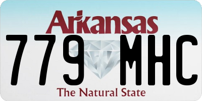 AR license plate 779MHC