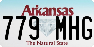 AR license plate 779MHG