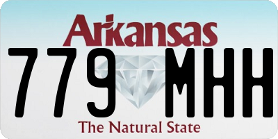 AR license plate 779MHH
