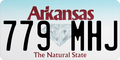 AR license plate 779MHJ