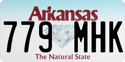 AR license plate 779MHK